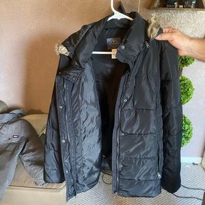 Cute black winter coat